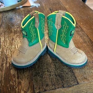 John deere toddler cowboy boots size 4m